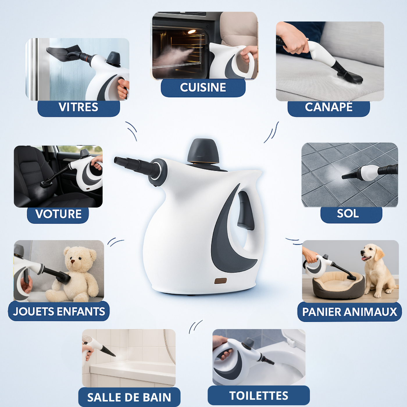 Divine - Le Nettoyeur Vapeur qui Élimine les Produits Toxiques