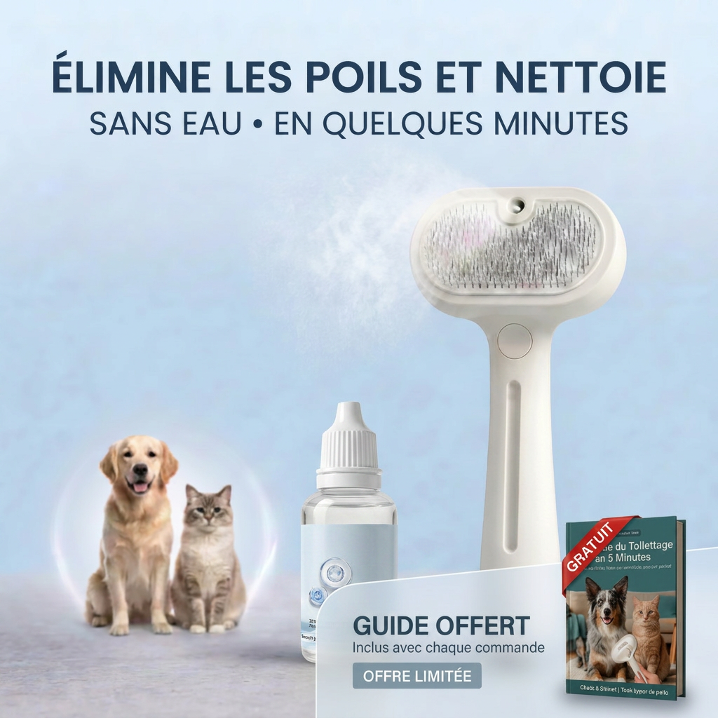 Fresh Bio™ – Le système de nettoyage sans eau pour animaux